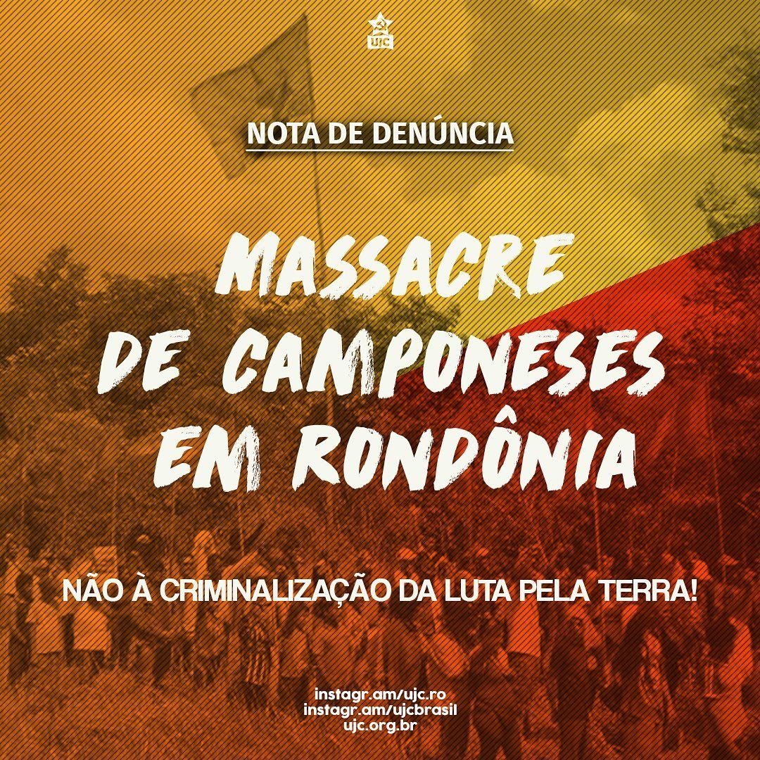 ⚠️ MASSACRE DE CAMPONESES EM RONDÔNIA ⚠️