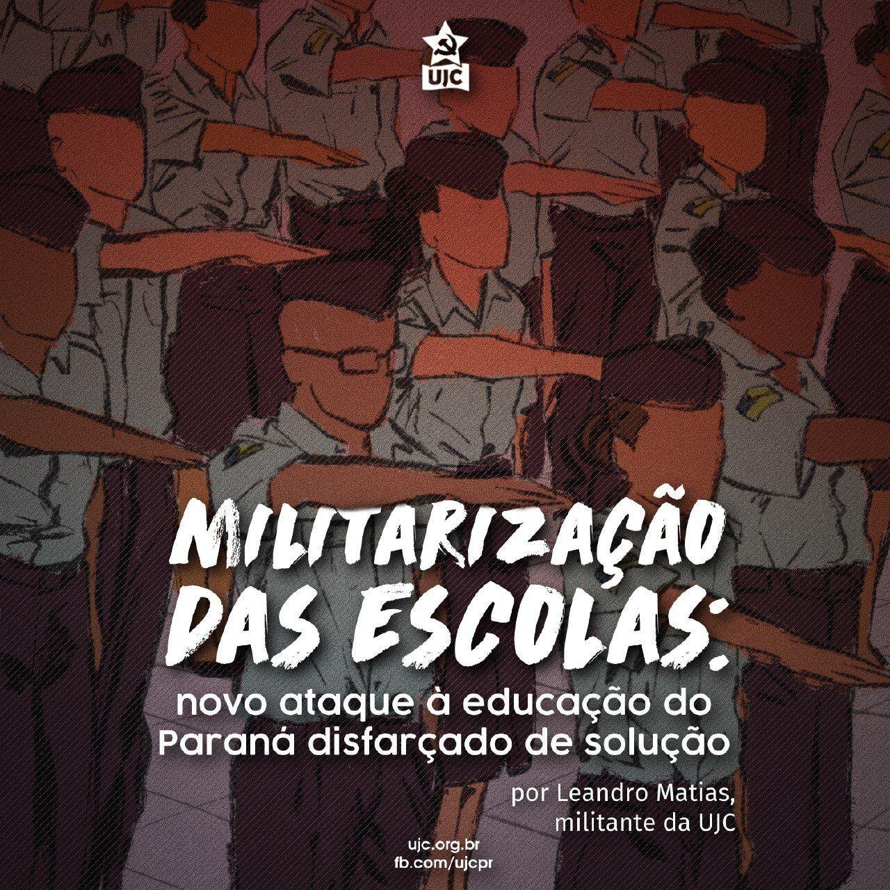 Militarização das escolas: novo ataque à educação do Paraná disfarçado de solução