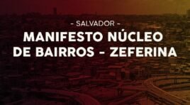 Manifesto de fundação: núcleo de bairros Zeferina