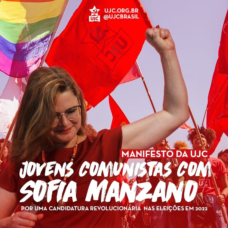 Manifesto da UJC – Jovens Comunistas com Sofia Manzano: por uma pré-candidatura revolucionária nas eleições em 2022