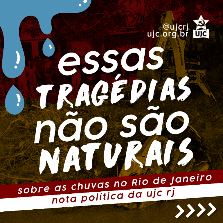 As tragédias do início do ano no Rio de Janeiro não são naturais