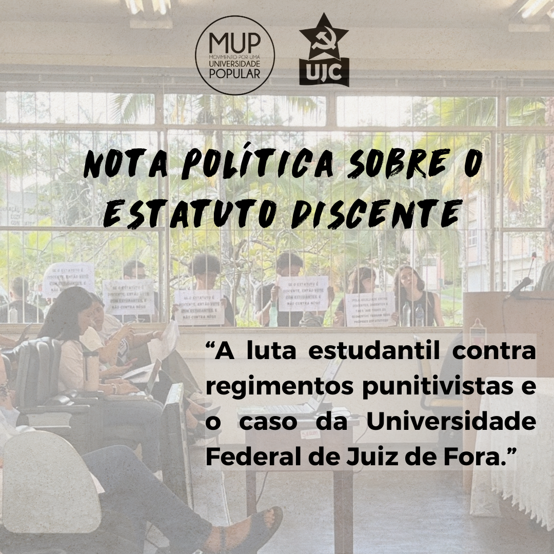 Sobre o código disciplinar discente na UFJF