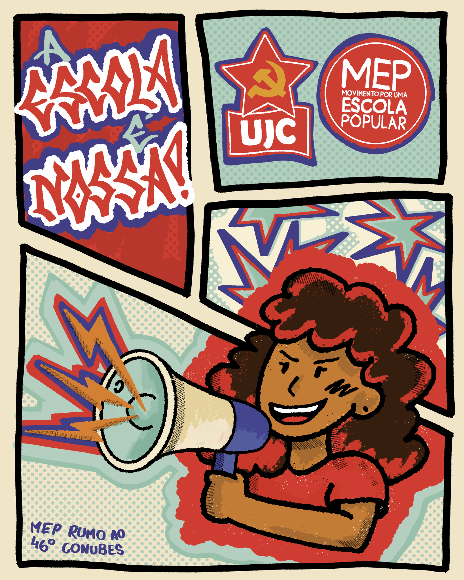 Boletim da UJC – Edição nº 1/2026 – A escola é nossa!